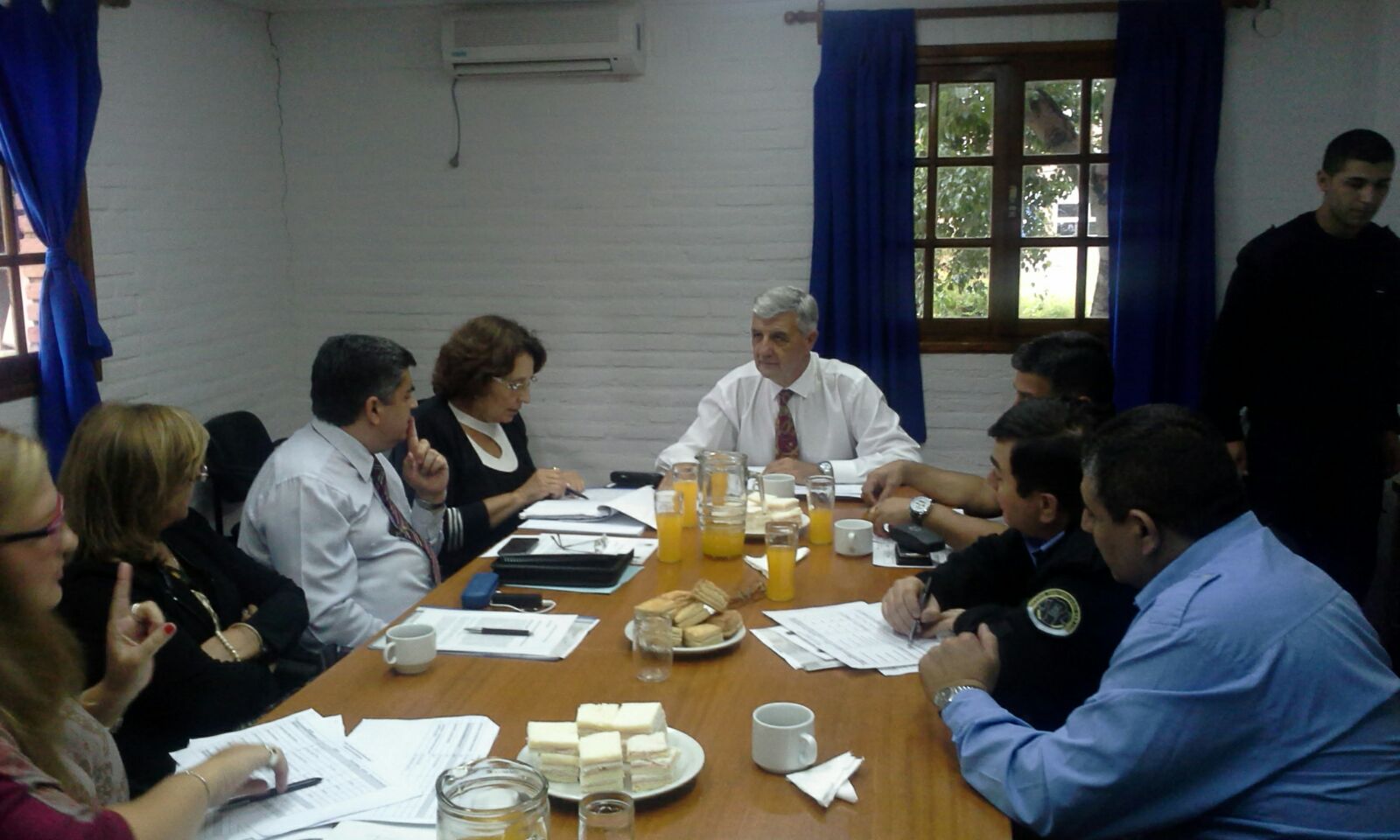 El rector Magni recibió a autoridades del Servicio Penitenciario