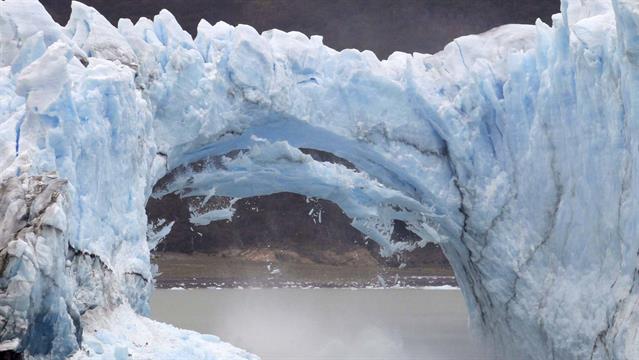 Así se desprendió el glaciar Perito Moreno