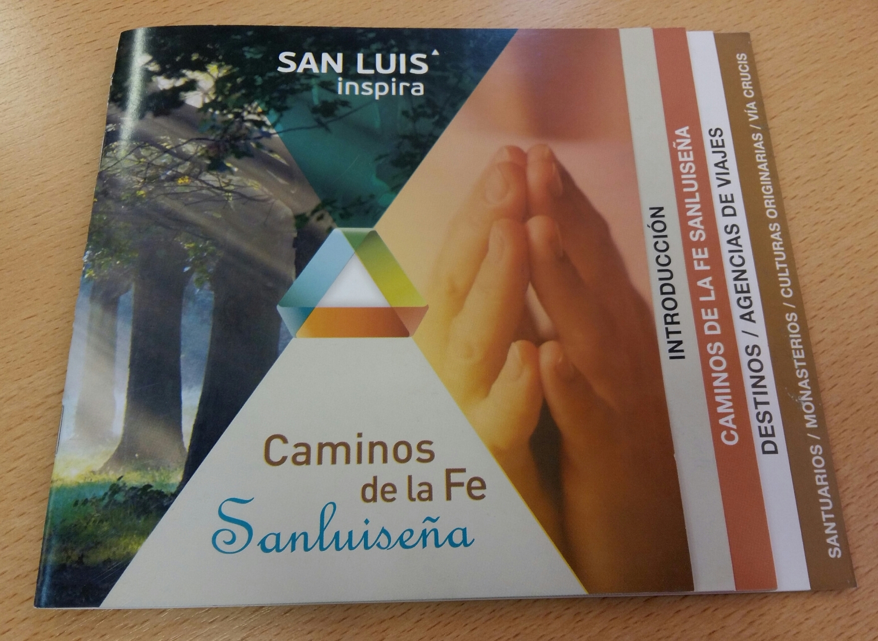 Lectura que invita a recorrer los caminos de la fe de la provincia