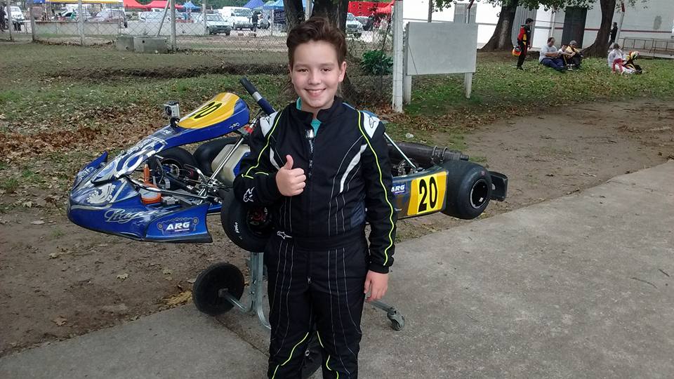 Auspicioso debut para Ignacio Balmaceda en el karting cordobés