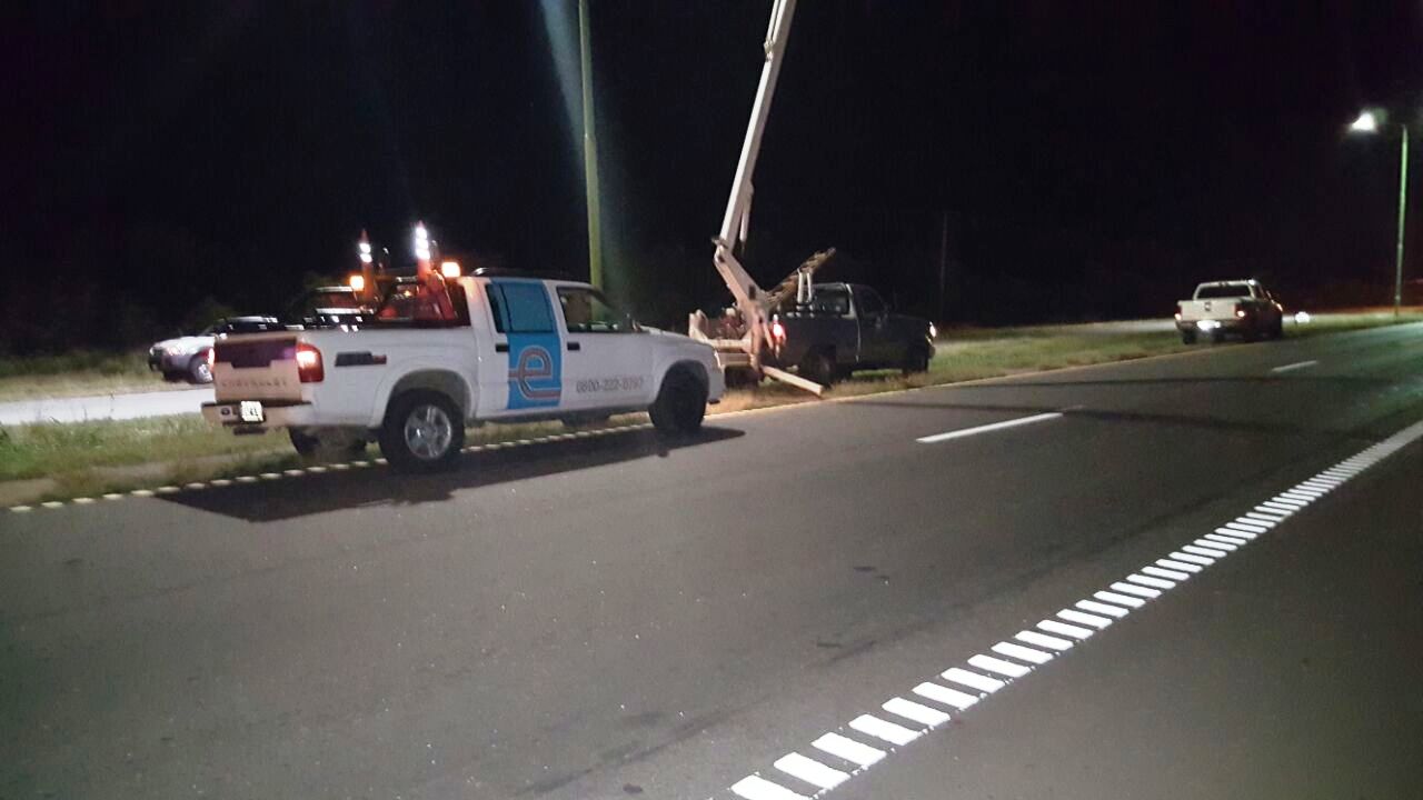 Pruebas de luminarias led permitieron valorar su eficacia sobre rutas