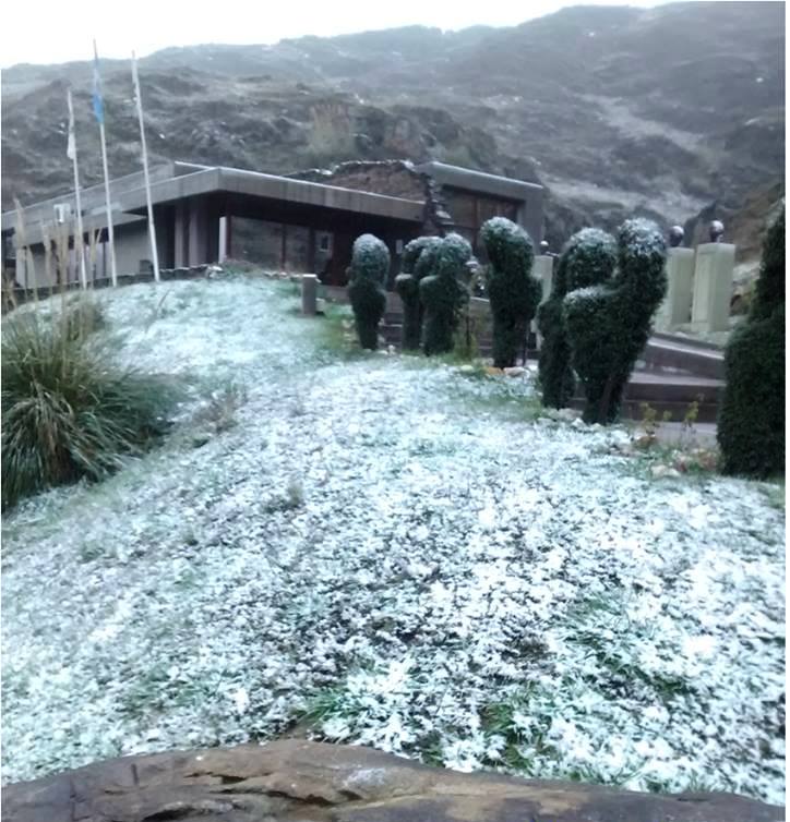 Nieve en San Luis, una opción más para los turistas que la visitan