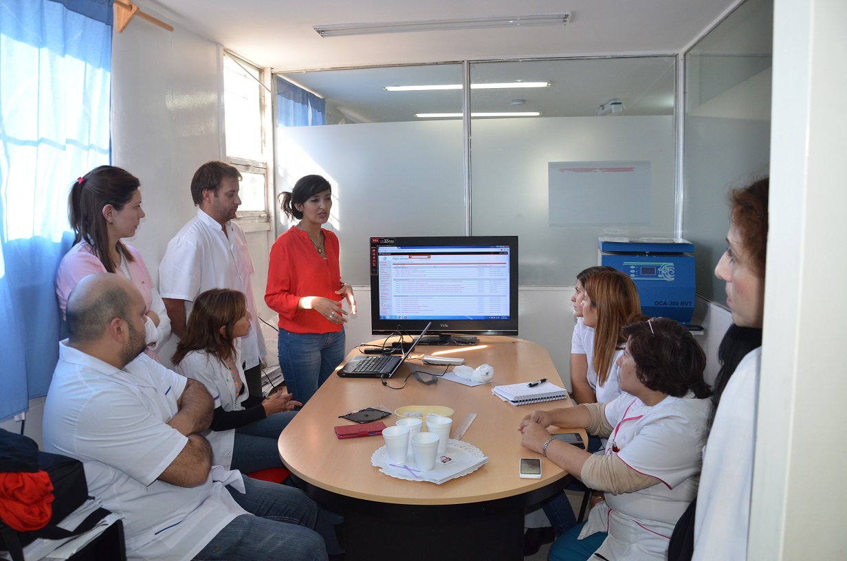 Los profesionales del Banco Central de Sangre Provincial recibieron una capacitación