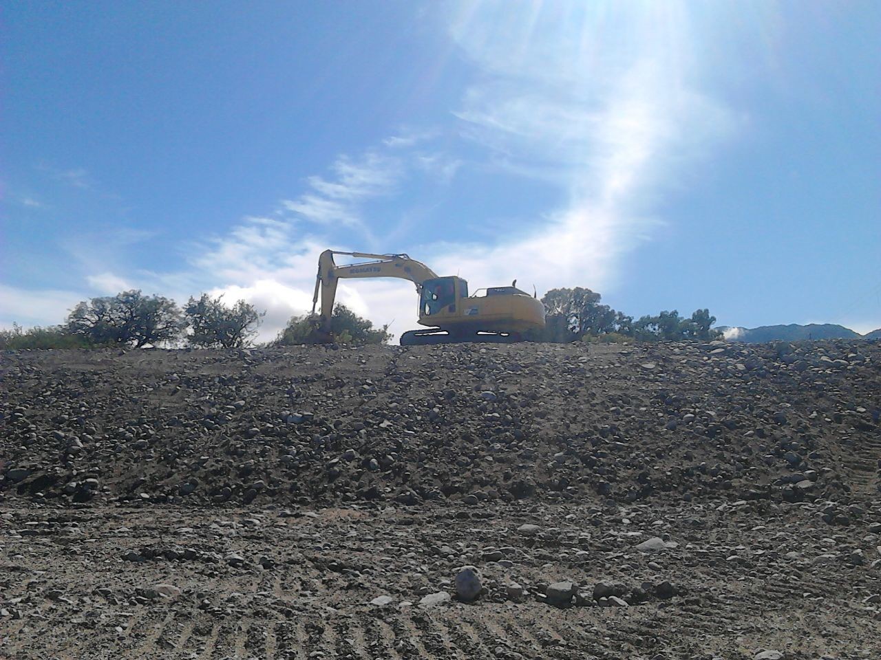 Finalizó la primera etapa de obras sobre el Río Los Corrales