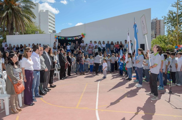 La comunidad educativa de la EPD “Albert Einstein” festejó su 5º aniversario.