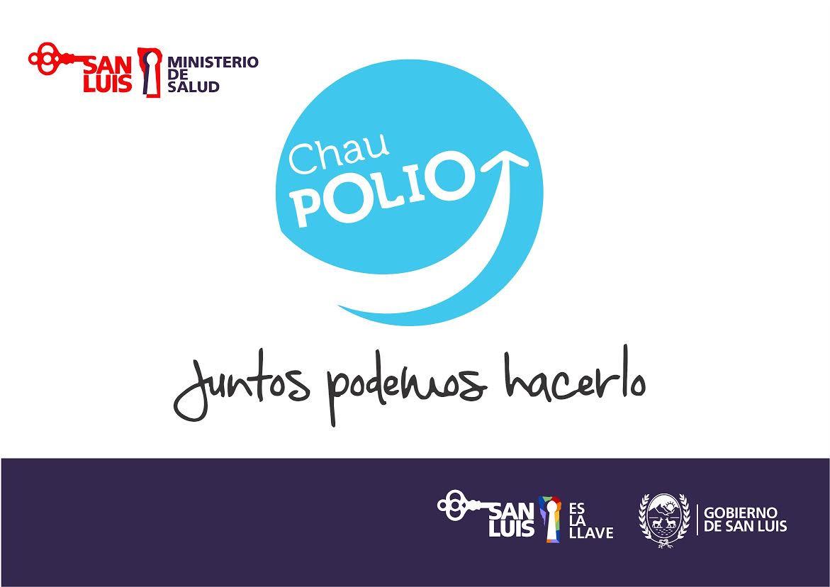 San Luis se suma a la campaña “Chau polio, juntos podemos hacerlo”