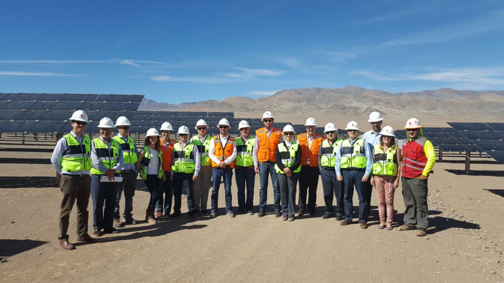 El ministro Moleker visitó el Parque Solar más grande de Latinoamérica