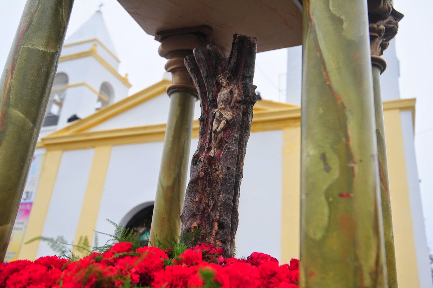 Comenzó la novena para honrar al Cristo de Renca