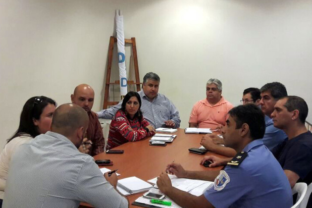 Reunión de coordinación de actividades de seguridad se realizó en Terrazas del Portezuelo.