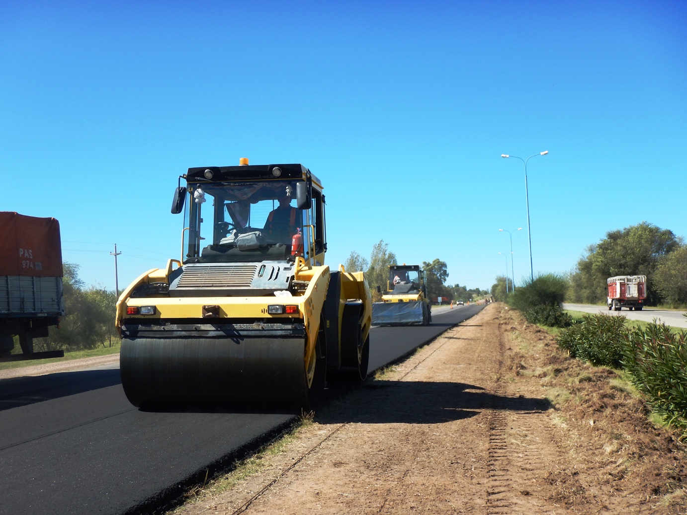 Reactivación de la repavimentación sobre Ruta Nacional Nº 7