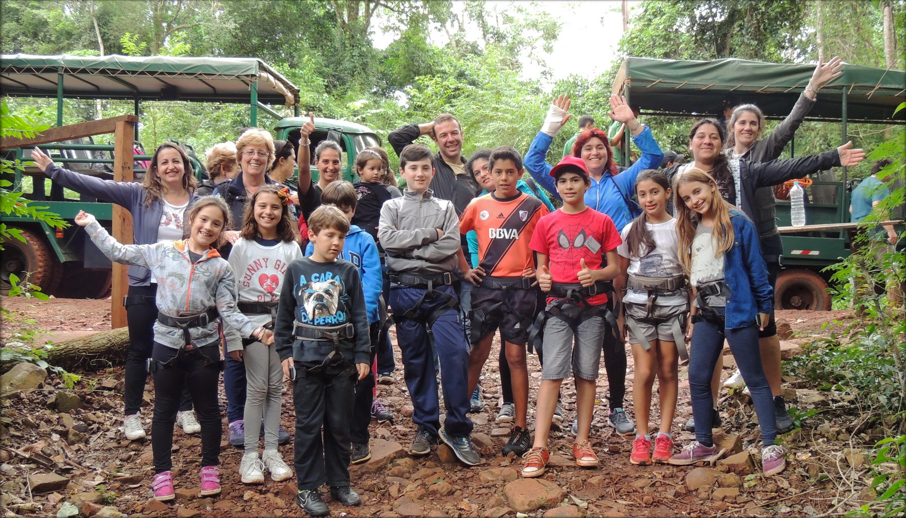 Los ganadores disfrutaron un día a pura diversión en la selva misionera