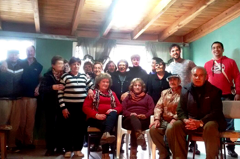 Deportes visitó a los abuelos de Buena Esperanza