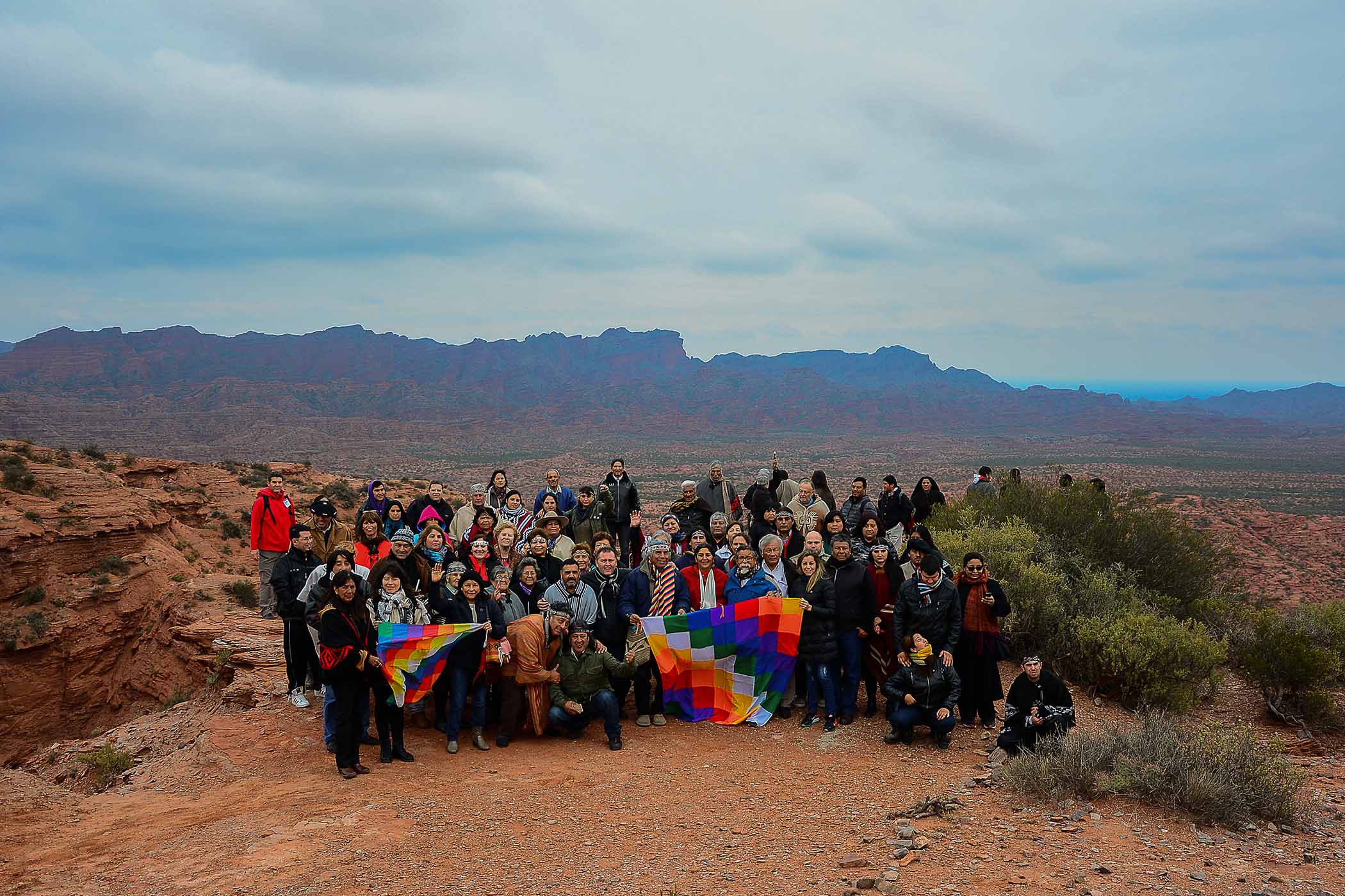 Los líderes de los pueblos originarios visitaron Sierra de las Quijadas