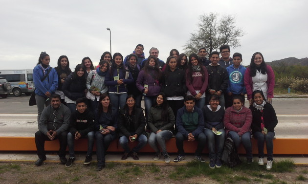 Los alumnos pertenecen a la Escuela Técnica "Luis Piedra Buena" de San Francisco, una de las localidades a las que "La Jarilla" brinda sus servicios.