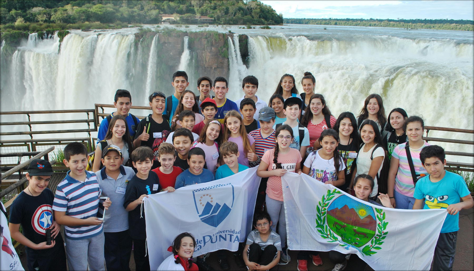 Las Cataratas del Iguazú impactaron a los ganadores de Olimpíadas