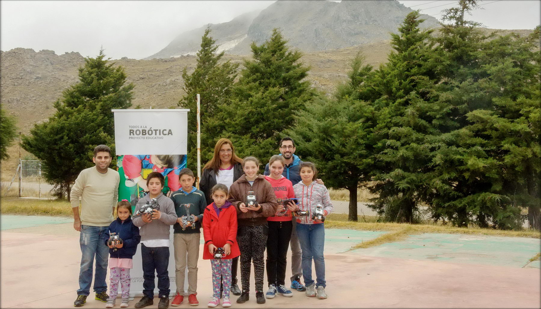 Los robots de la ULP visitaron escuelas especiales y rurales