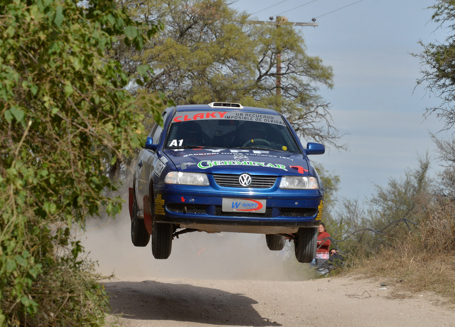 Los caminos para el Rally del Caldén