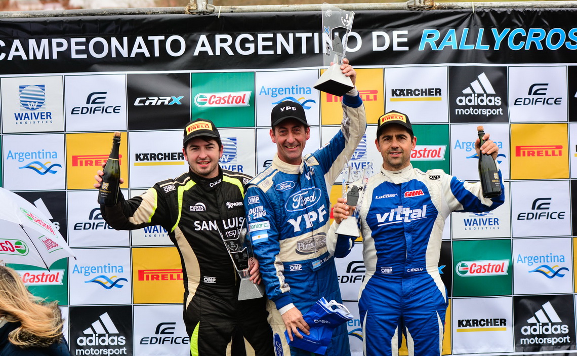 Rallycross en Baradero: Ganó Villagra, Baldoni fue 2°