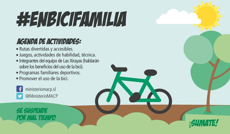 En Bici Familia: conciencia ambiental, deporte y recreación en un evento para grandes y chicos