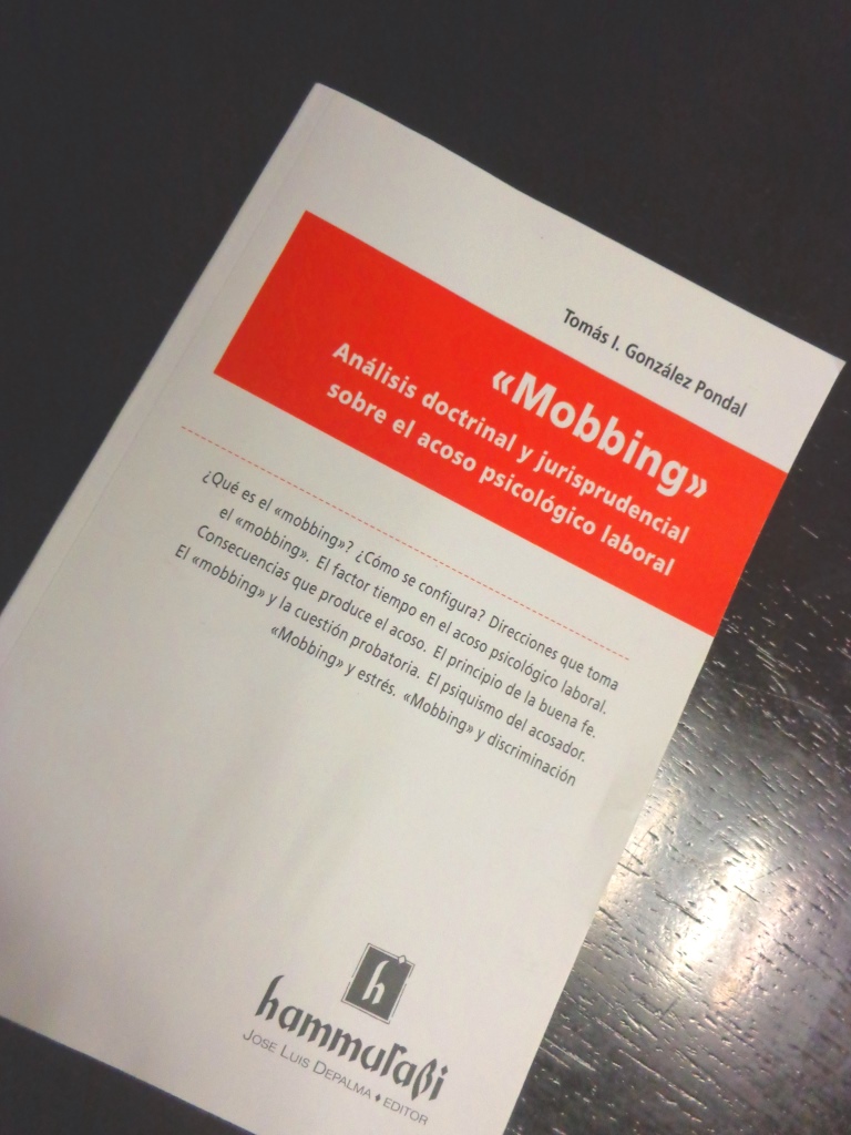 Un libro sobre mobbing: acoso psicológico laboral