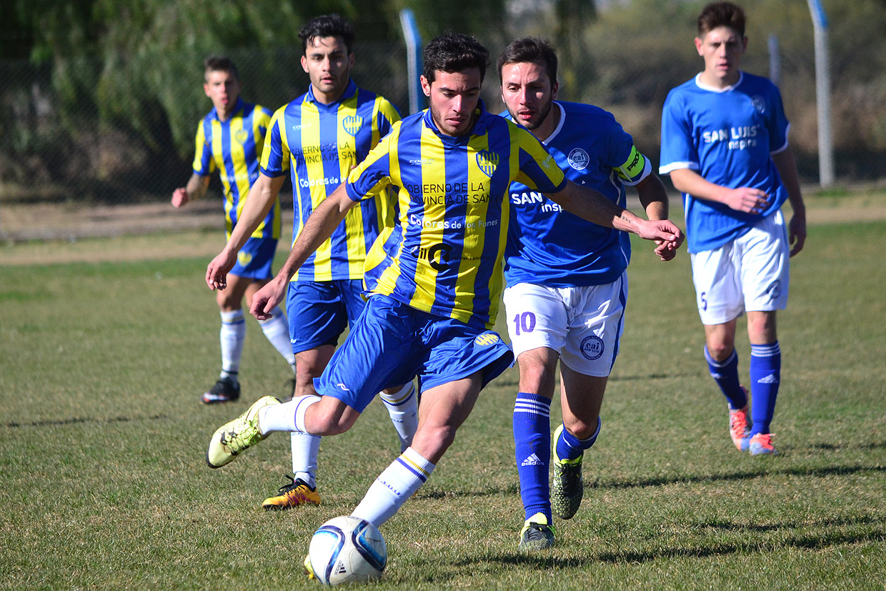 Con tres partidos se abrió la fecha del fútbol puntano