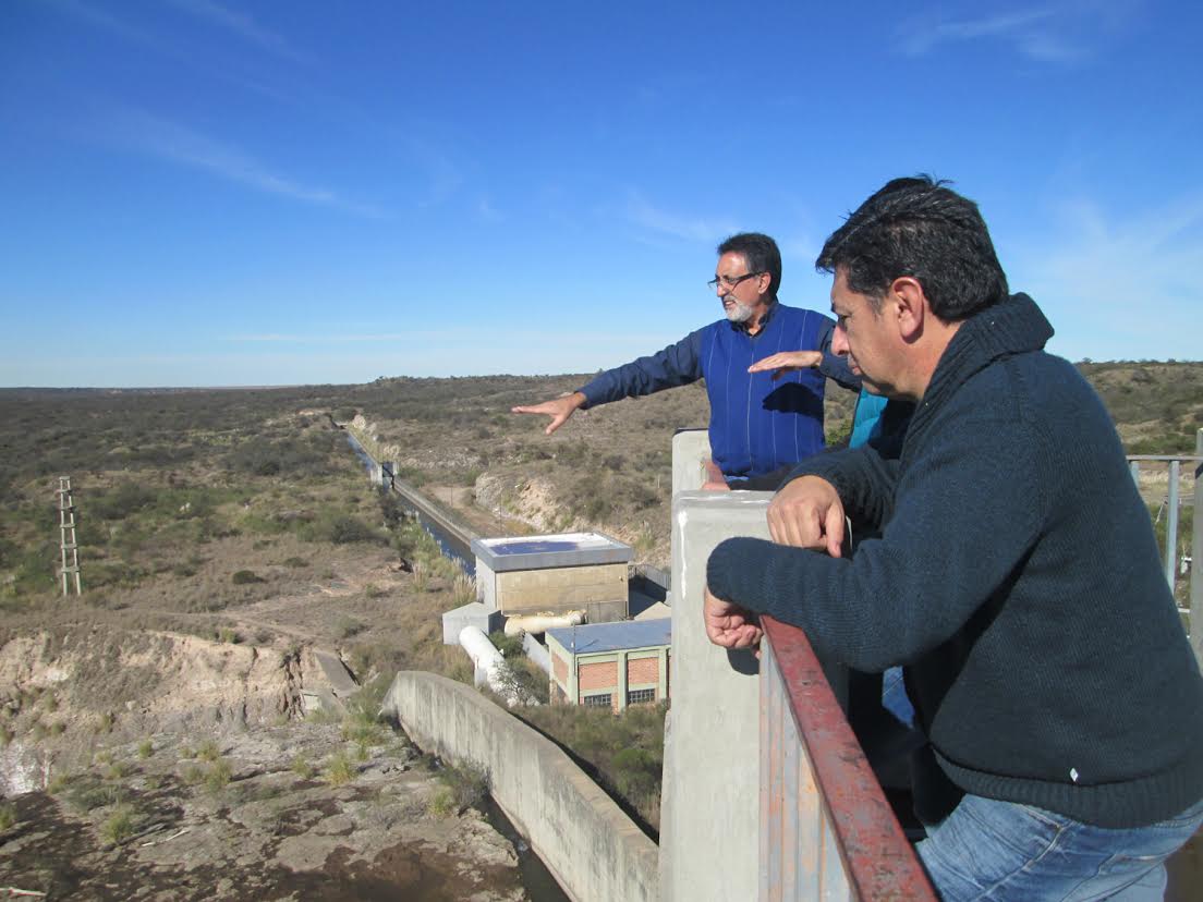 Relevamiento e inspección en el embalse