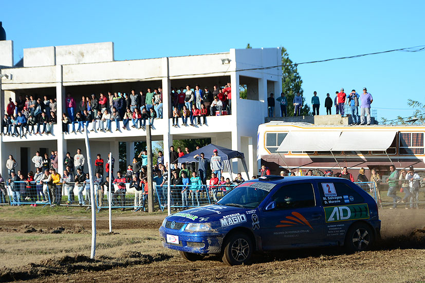 Marcos Salvagno lidera el Rally del Caldén