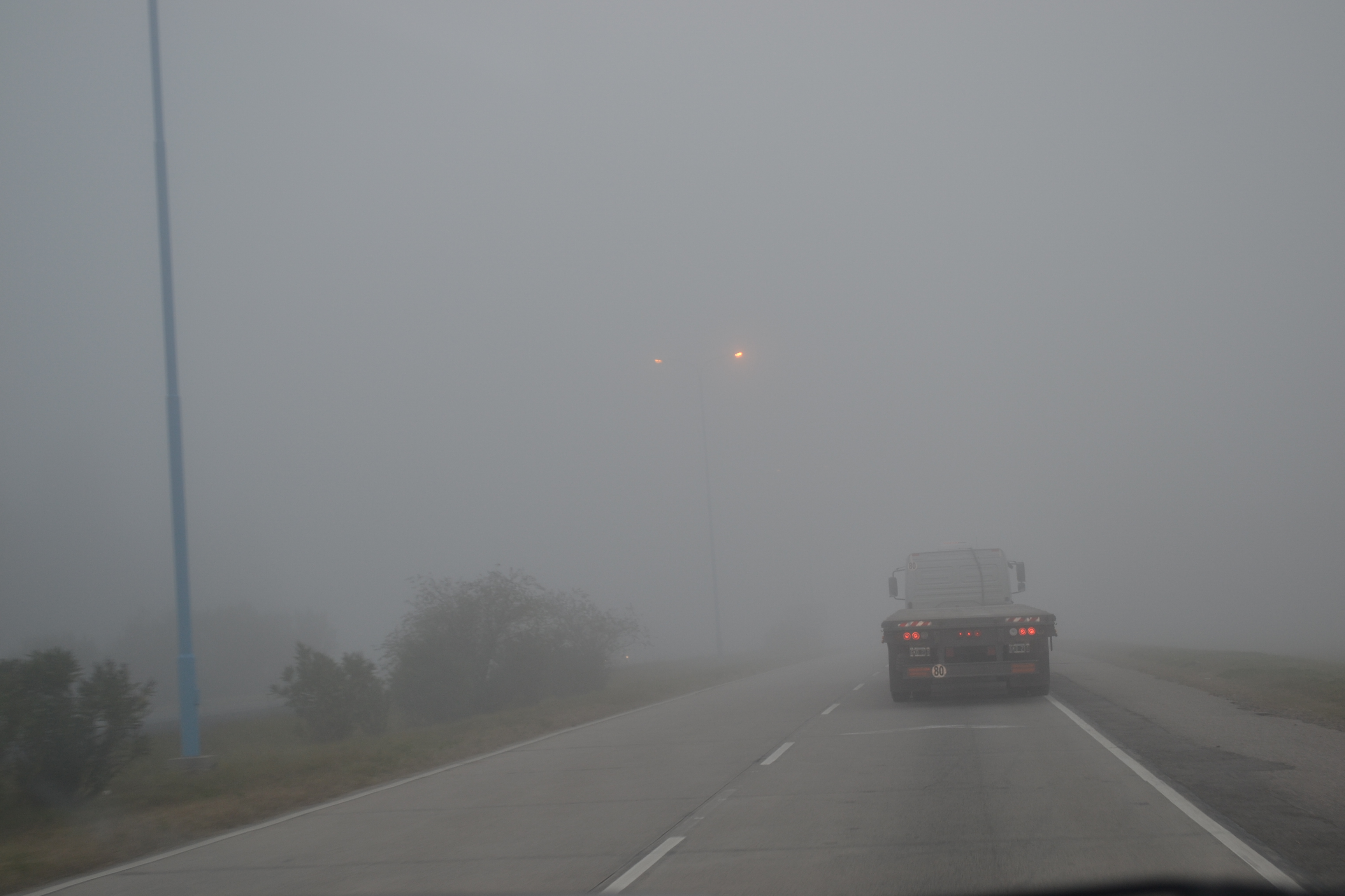ANSL » Por accidente, lloviznas y niebla, transitar con precaución