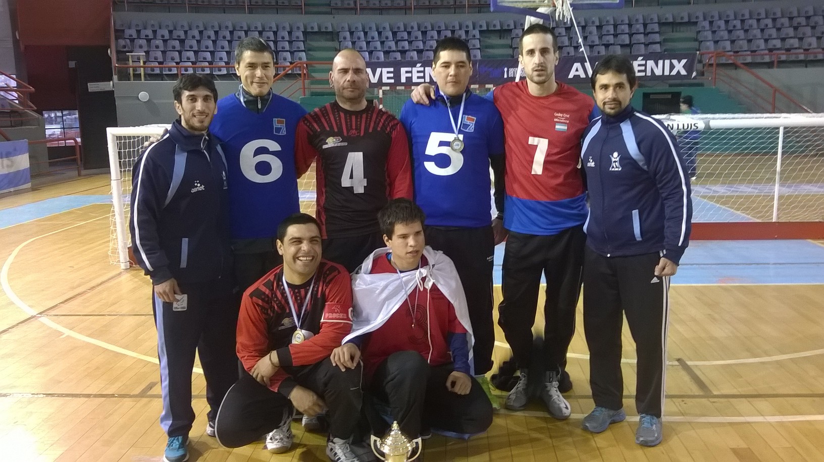 Martín Maidana, técnico de la Selección Argentina de Goalball, un deporte que crece en el país