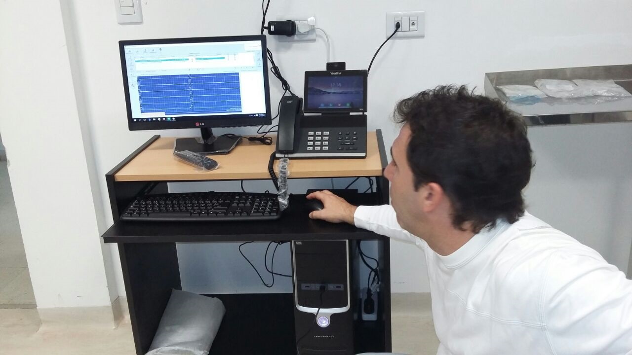 Se instalaron los primeros equipos que conectan al Hospital de Quines con el Hospital de San Luis