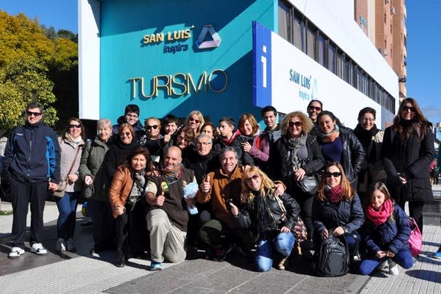 Turistas de Mar del Plata, Balcarce y Azul, en San Luis