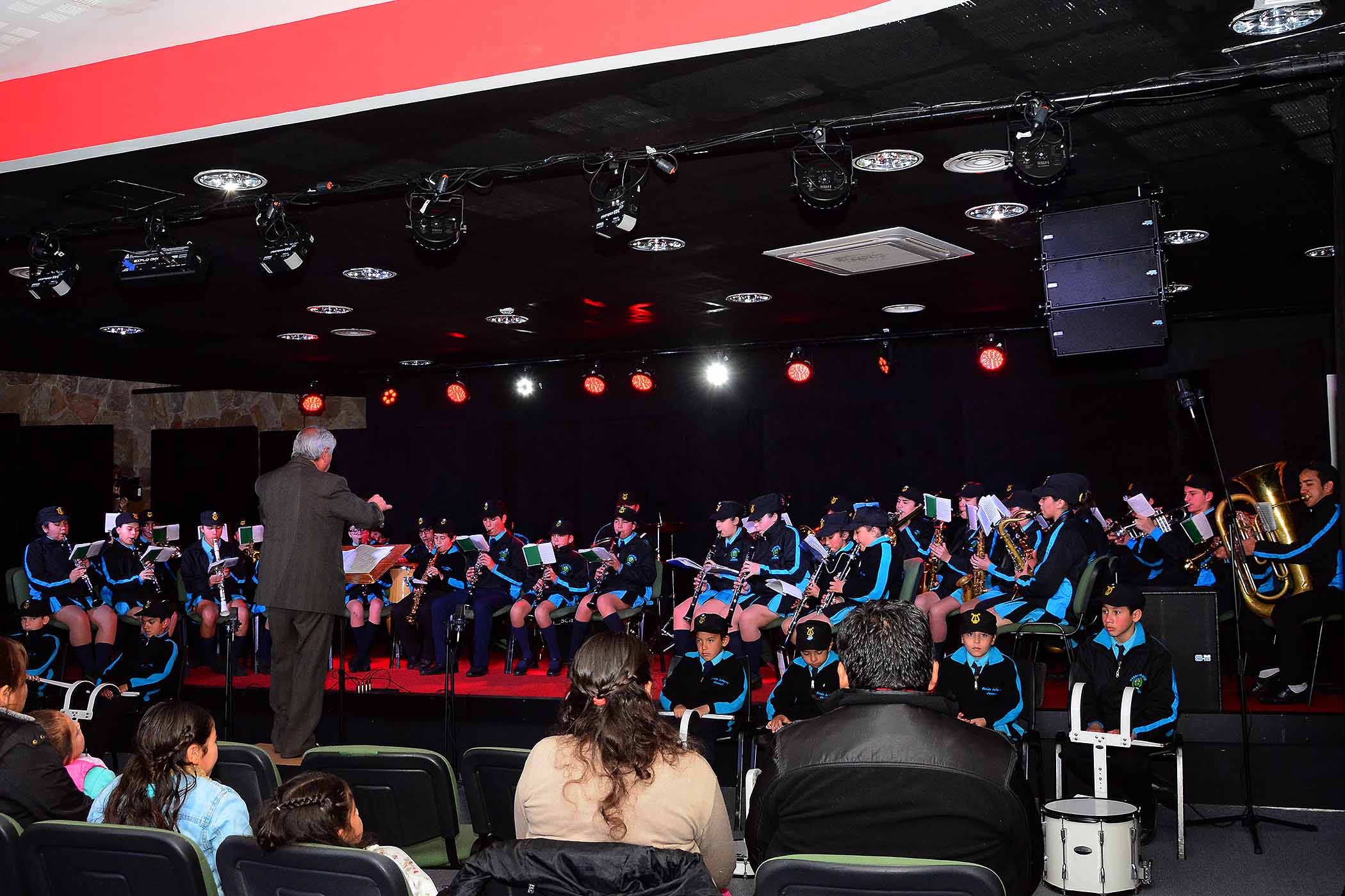 Los chicos de la Banda Infanto Juvenil se presentaron en el Salón Blanco