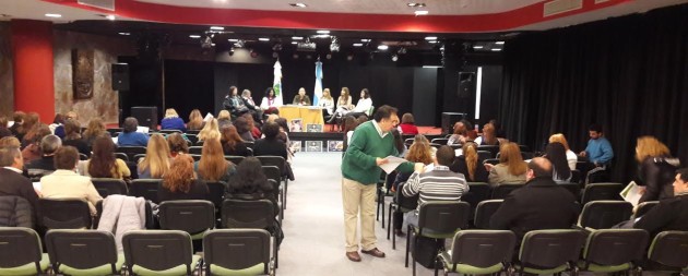 Directivos y supervisores de la región educativa I asistieron este lunes a un encuentro en el Salón Blanco de Terrazas del Portezuelo.