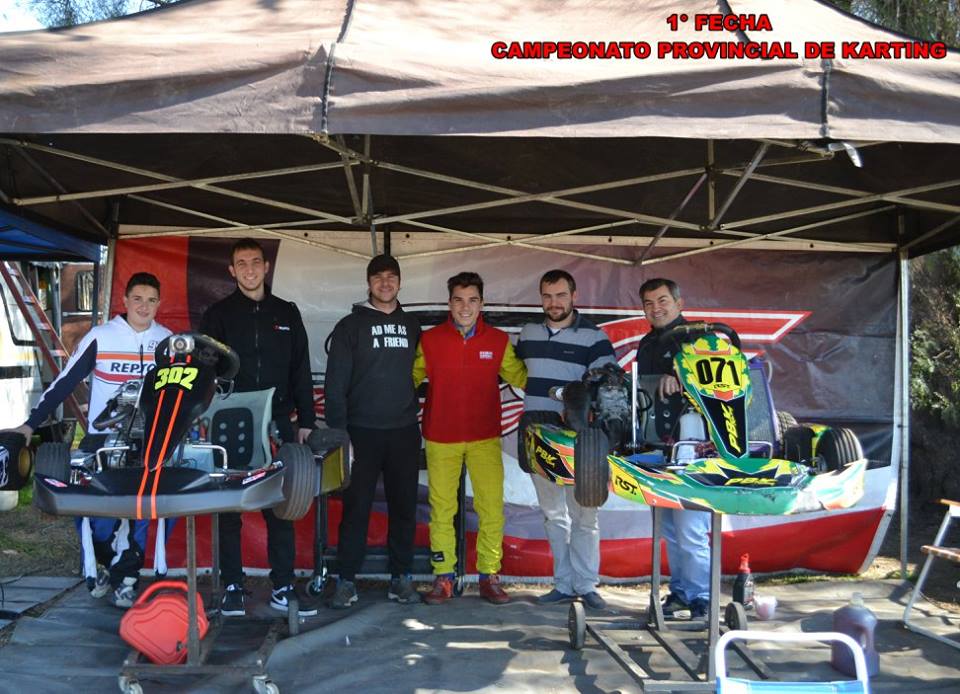 Legión de puntanos en el Provincial del karting cordobés de tierra