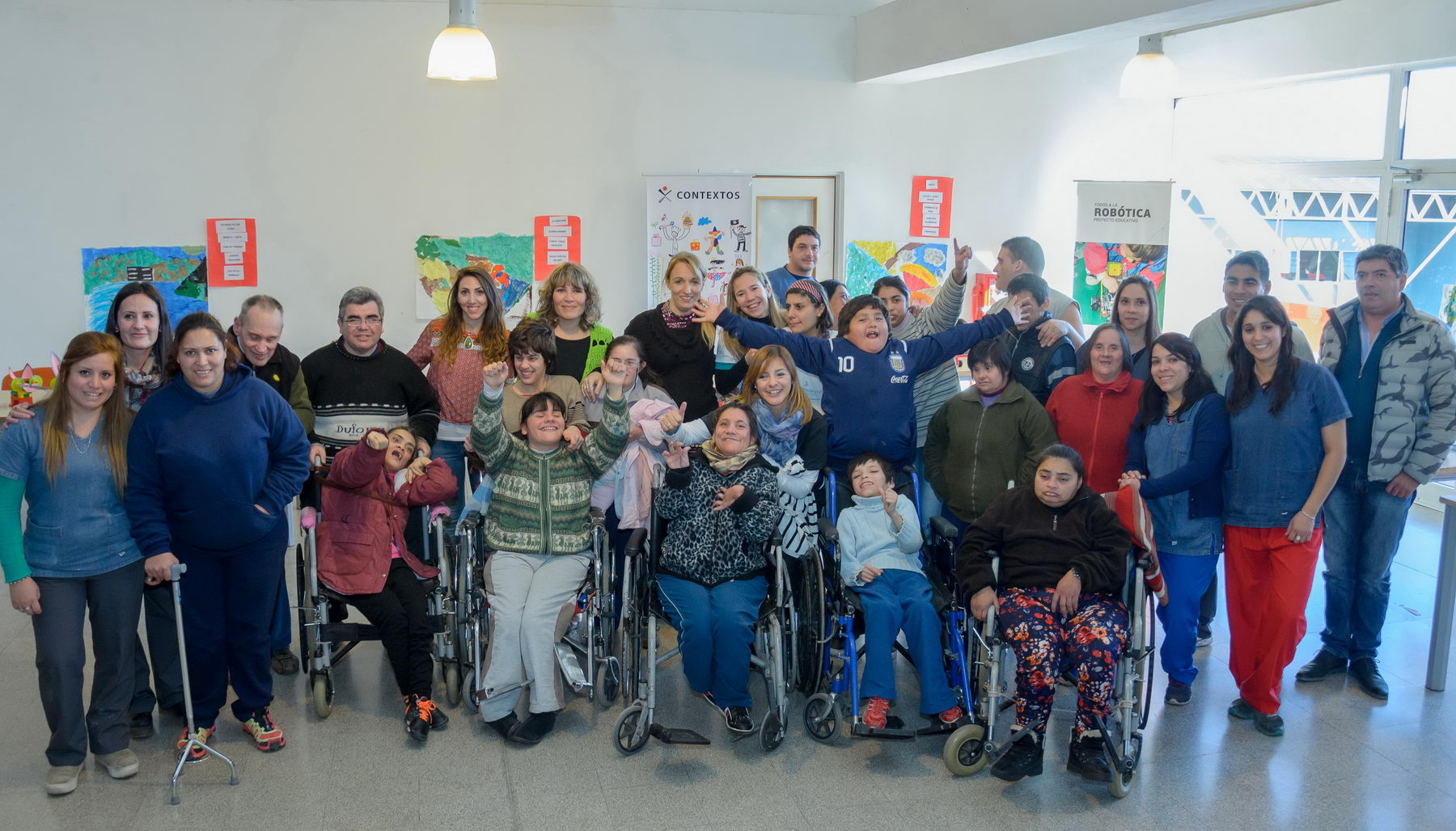 Los chicos del Centro de Día “La Esperanza” participaron de los talleres de la ULP