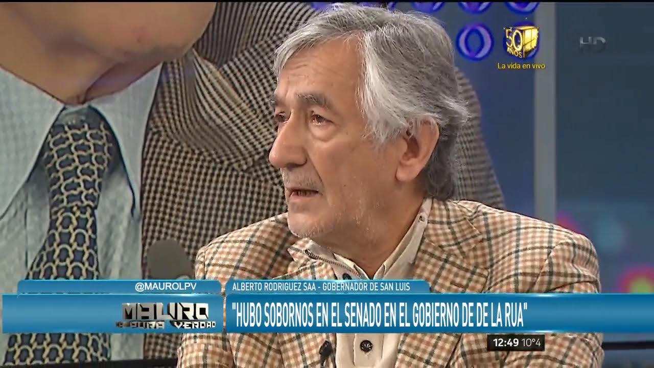 “Hubo sobornos en el Senado durante el gobierno de De La Rúa”