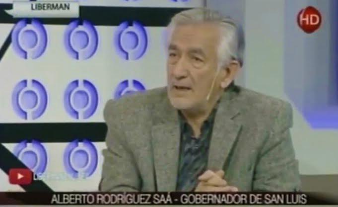 Alberto Rodríguez Saá en Canal 26