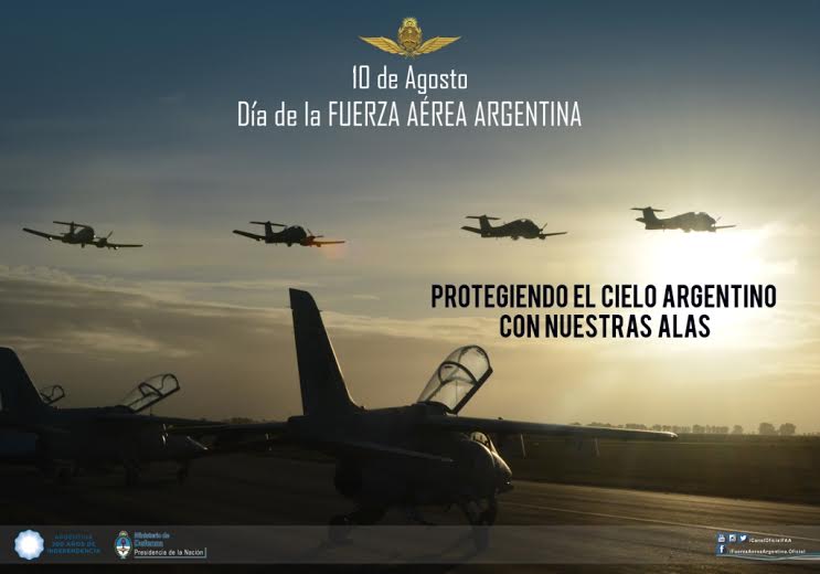 Celebrarán el Día de la Fuerza Aérea Argentina