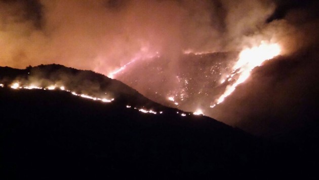 Desde las 4:00 de la madrugada del jueves brigadistas del organismo estatal trabajan en la zona del incendio.