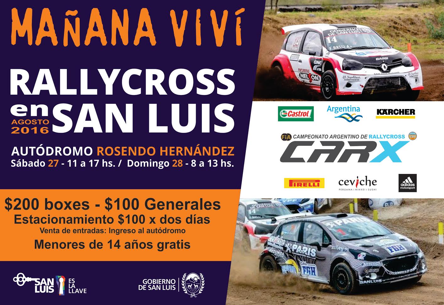 Rallycross: hoy se presentan los protagonistas