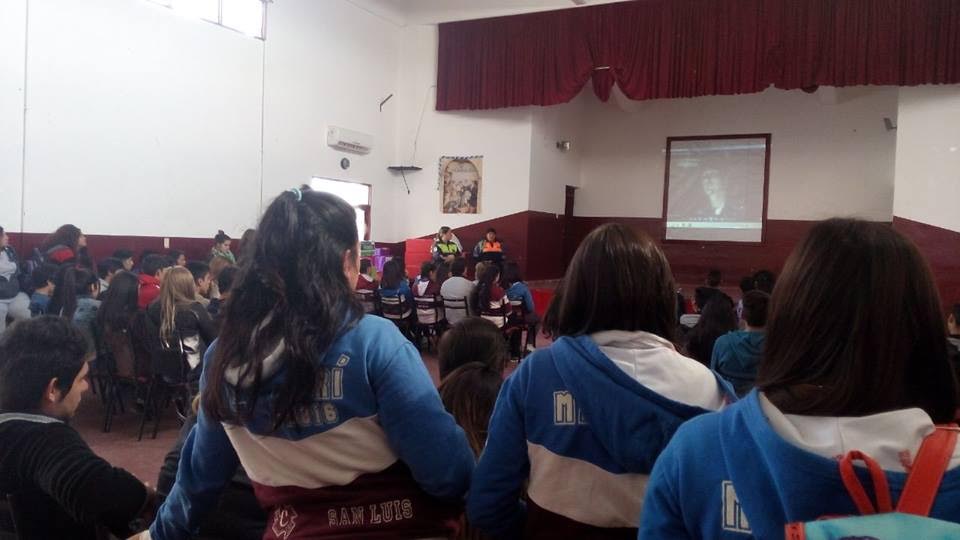 Alumnos fueron capacitados por el Subprograma Capacitación Vial y Seguridad Ciudadana