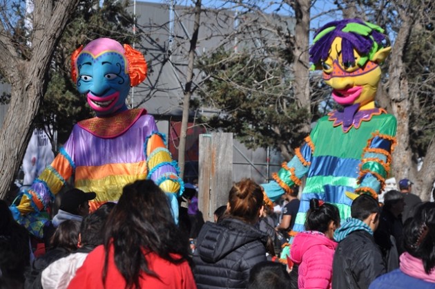 Todo el Parque de las Naciones se vistió de los colores de diferentes personajes.