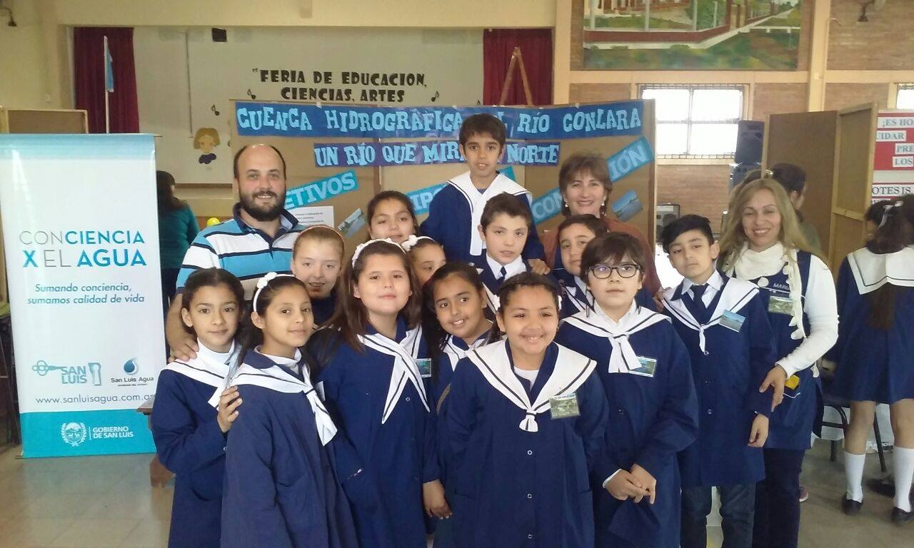 San Luis Agua acompañó a una escuela en la Feria de Ciencias