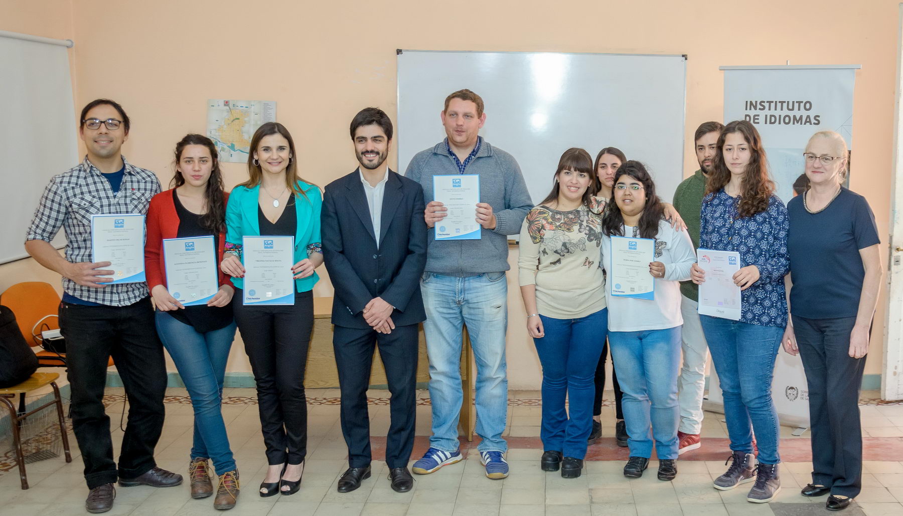 Alumnos del Instituto de Idiomas de la ULP recibieron certificados internacionales en inglés