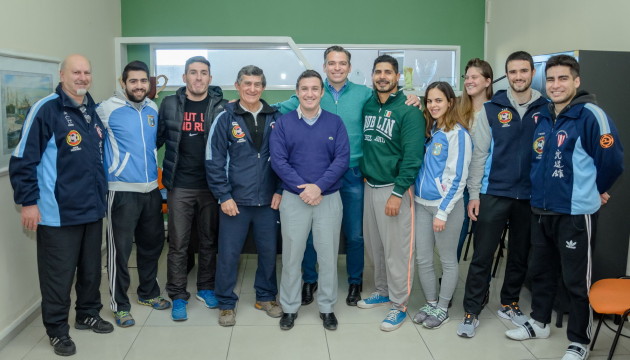 Integrantes del Programa Deporte del Campus Abierto ULP “Arturo Rodríguez Jurado” se reunieron con referentes y atletas de la Federación Sanluiseña de Karate-Do.