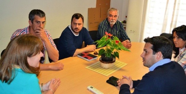 La comitiva fue recibida por la ministra de Planificación, Ambiente e Innovación Tecnológica, María Elina Serrano.