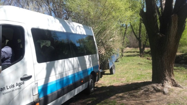 La remoción de residuos se realiza desde San Luis Agua a un centro de disposición final.