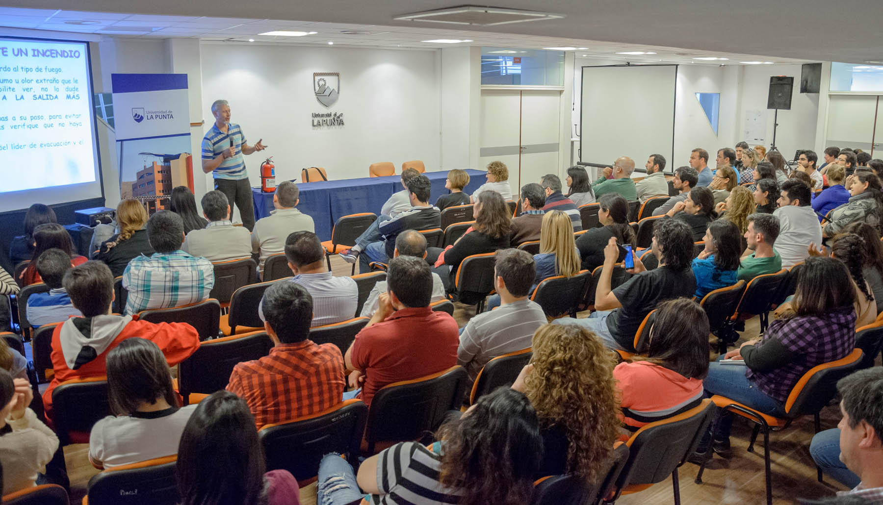 Personal de la ULP se capacitó en prevención de incendios y emergencias