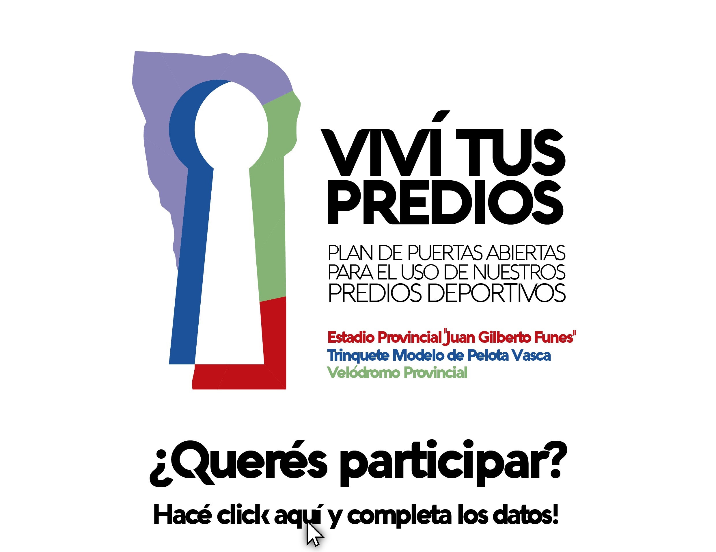 “Viví tus predios”, la nueva propuesta para el deporte puntano