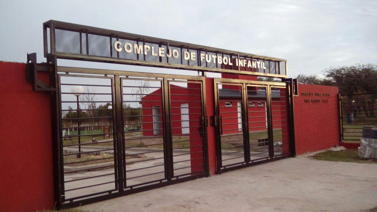 Seis nuevas canchas para el complejo de fútbol infantil de Villa Mercedes